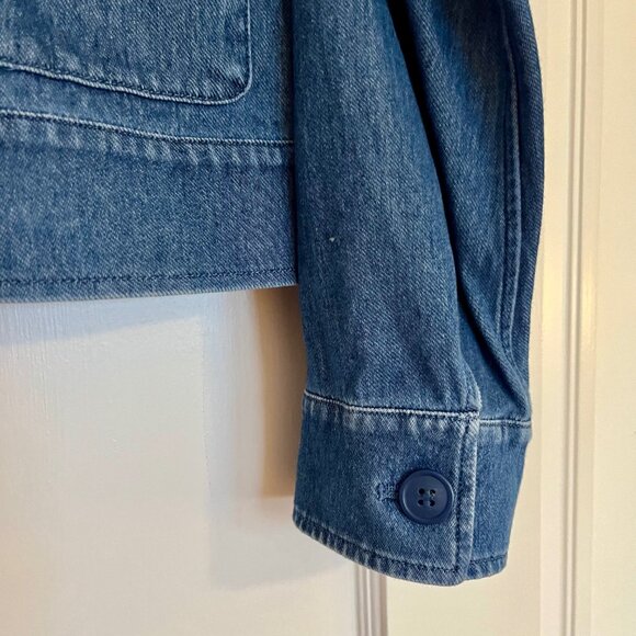 Uniqlo Relaxed Cotton Denim Jacket | Size XS - Picture 5 of 10